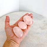 Rose Quartz Palm Stone