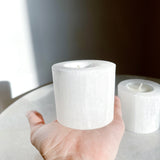 Selenite Candle Holder