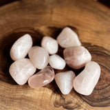 Rose Quartz Palm Stone XL