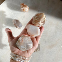 Flower Agate Free Forms