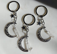 Crescent Moon Keyring