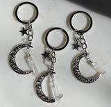 Crescent Moon Keyring