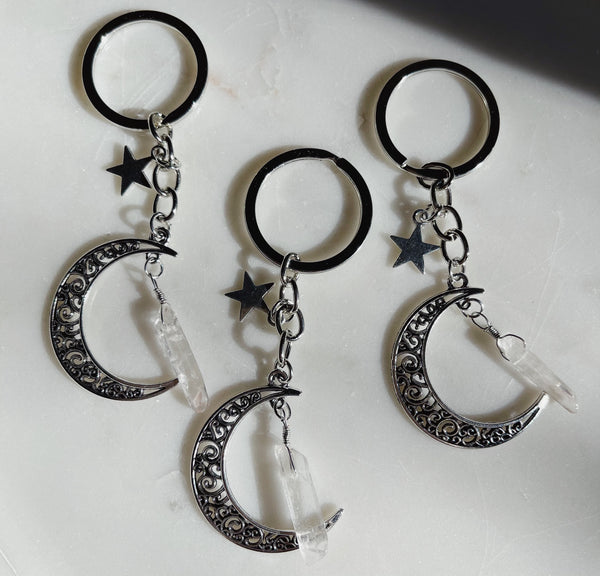 Crescent Moon Keyring
