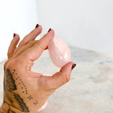 Rose Quartz Palm Stone