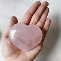 Rose Quartz Heart 1