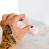 Rough Rose Quartz Small